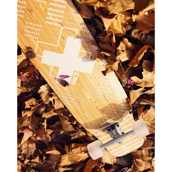 Longboard pentru dans NKX Vegas alb 116 cm