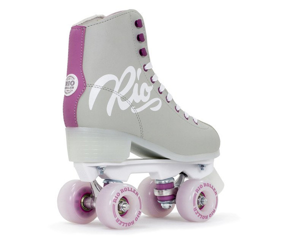 RIO ROLLER SCRIPT QUAD SKATES Patine cu rotile gri