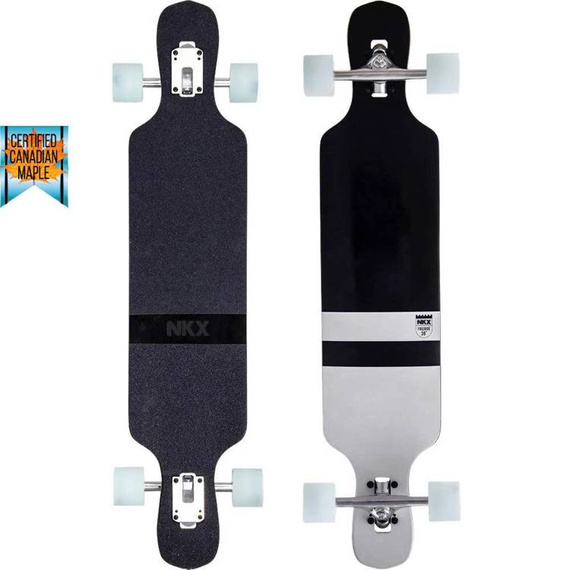 Longboard pentru începători NKX Canadiens negru 38.58"