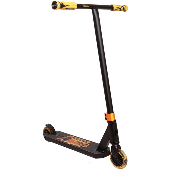 NKD Next Generation Black-Gold Aluminiu de înaltă performanță scuter ușor pentru tineri piloți. 79,4 cm