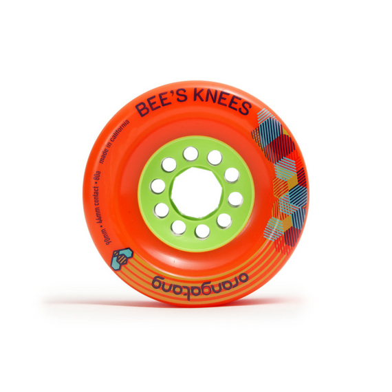 Orangatang Bee's Longboard Knees Roți Orange 90mm 80A