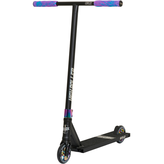 Story High Roller Street stunt scuter Negru și curcubeu 87 cm