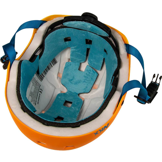 NKX Brain Saver Cască de skateboard portocaliu/albastru