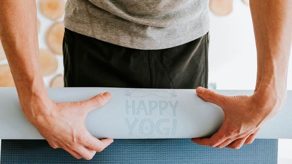 Happy Yoga mat TPE 6mm ECO antiderapant gri XL