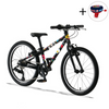 Superlekki rower dla dzieci KUbikes 20S Czarny Komiks