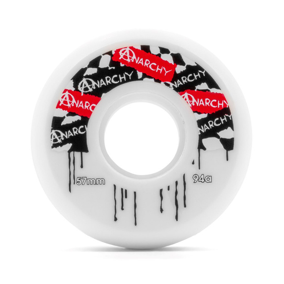 Anarchy Aggressive Rollerblade Wheels Alb 57 mm 94A