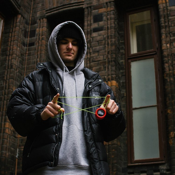 Yoyo pentru începători 2 rulmenți YoYoFactory ONE Negru