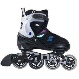 Patine în linie reglabile Story Motion Black-Transparent
