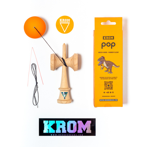 Kendama Krom POP Portocaliu