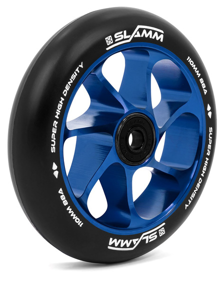 Roată scuter Slamm Team negru/albastru 110 mm (1 buc).)