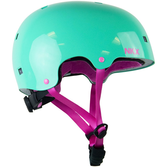 NKX Brain Saver Cască de skateboard Roz mentă