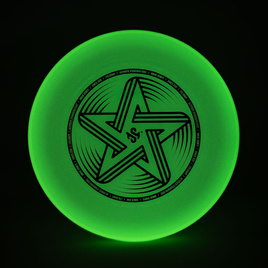 Frisbee Ultimate aruncare disc Urban Sports Gold Star Glow (incandescent) 175g