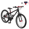 KUbikes 20L bicicletă superușoară pentru copii Negru și roșu