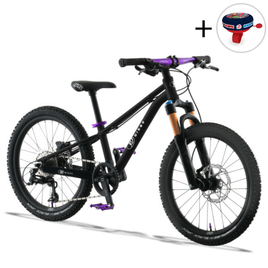 Superlekki rower dla dzieci KUbikes 20S DISC Czarno-Niebieski