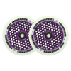 Root Industries Honeycore White Pro Scooter Wheels 2-Pack Purple 110 mm (2 buc).)