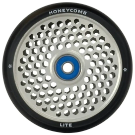 Roată pentru Trotinetă Union Honeycomb Lite Pro Scooter Wheel Negru-Argintiu 110 mm (1 bucată)