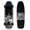 Surfskate Cutback bord - B & W 32 "