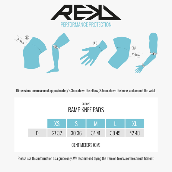 Genunchiere REKD Ramp negru roz