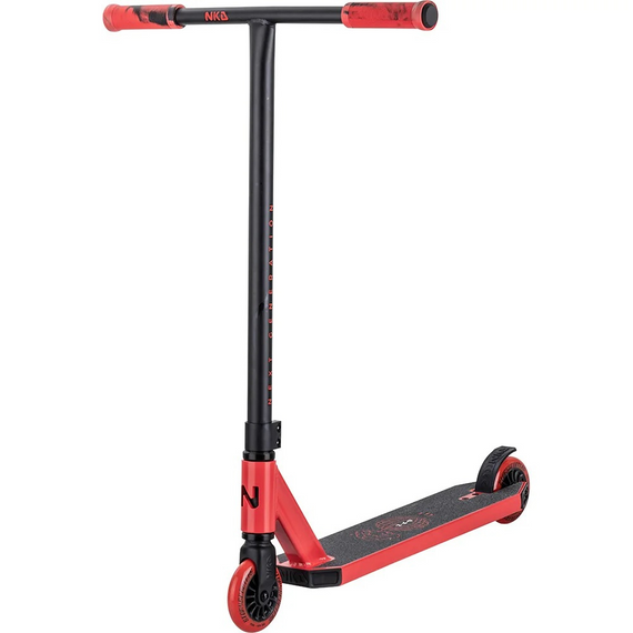 NKD Next Generation Roșu-Negru Aluminiu de înaltă performanță Scuter ușor pentru călăreți tineri. 79,4 cm