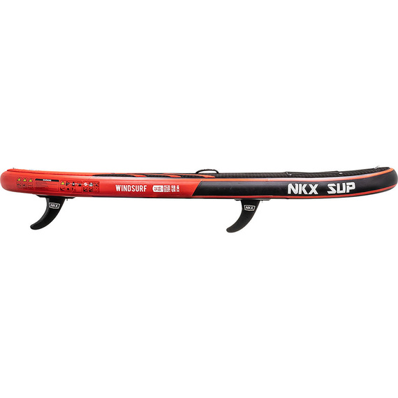 SUP gonflabil bord de turism NKX Windsurf roșu / negru 9'0