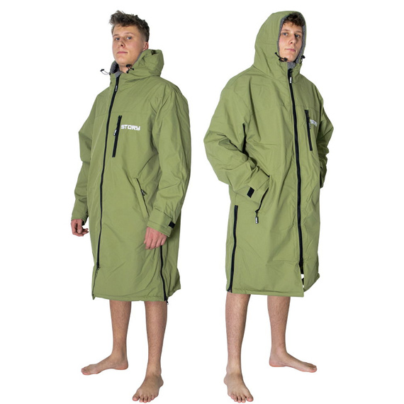 Poncho Poncho Jacket Story Change Robe Army Green Military Green