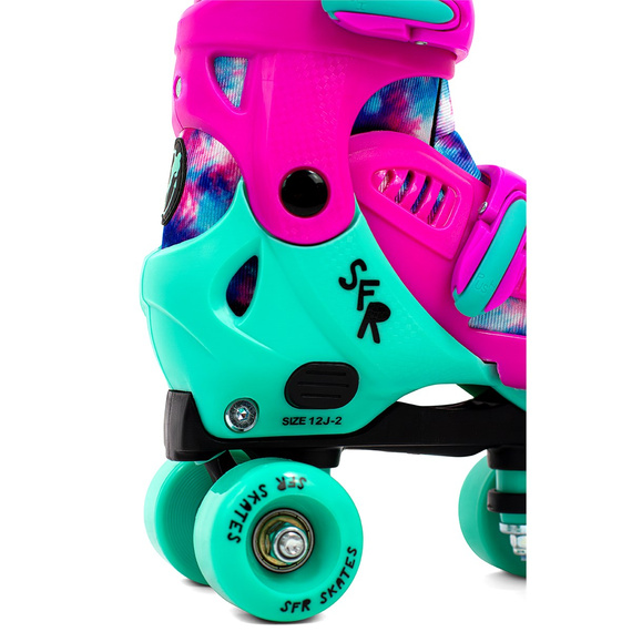 Patine Quad pentru copii reglabile SFR Hurricane IV Tie-Dye