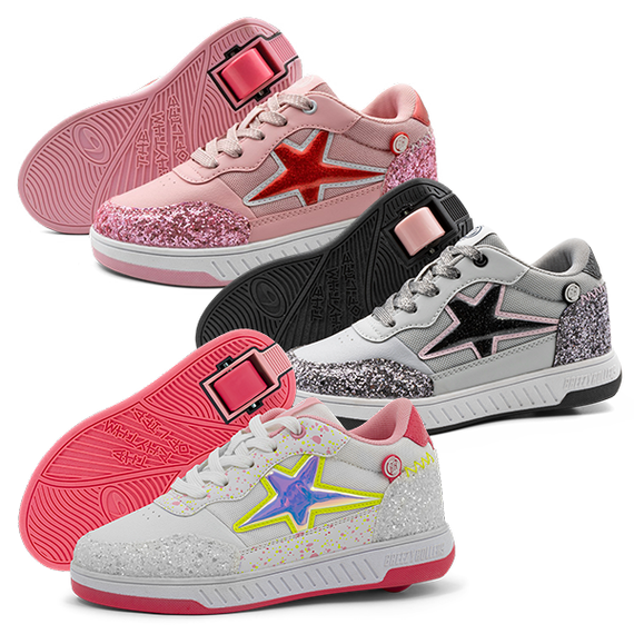 Breezy Rollers Star roz și galben