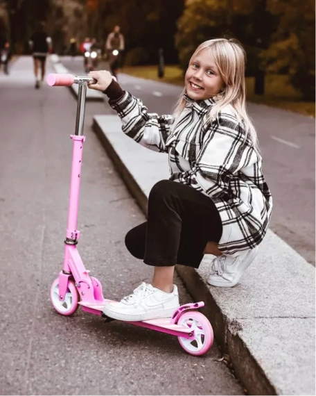 Story Friends Junior Transport Scooter Albastru
