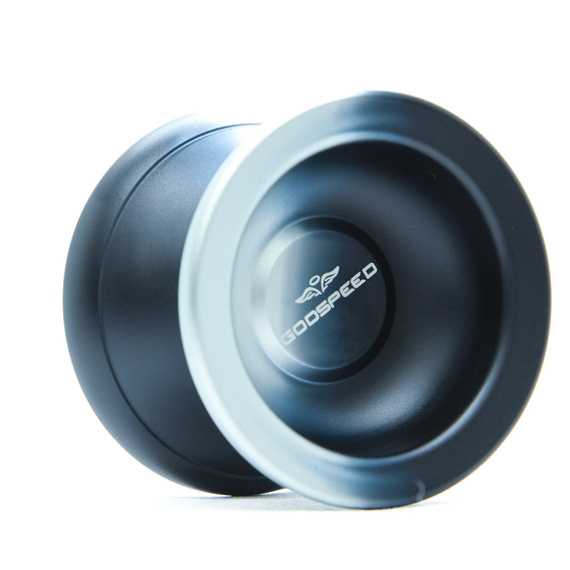 Yoyo metalic pentru avansat YoYoFactory Godspeed Black Silver