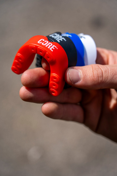 Apărător bucal CORE Protection Mouth Guard Gum Shield Roșu