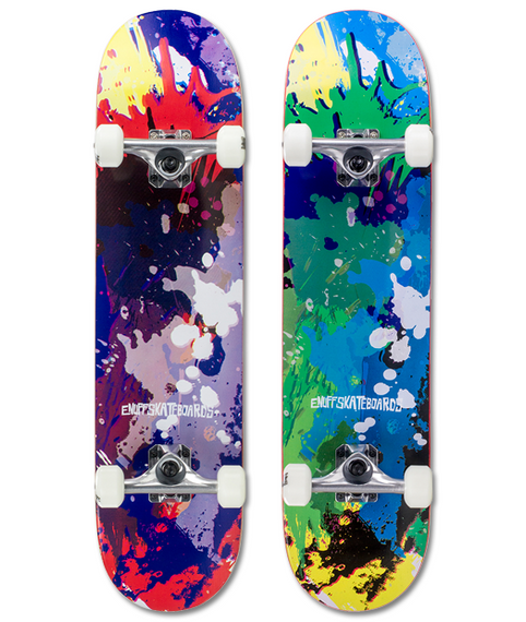 ENUFF SPLAT Skateboard verde și albastru 7.75"