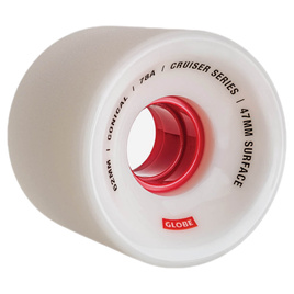 GLOBE Conic Cruiser Skateboard și Longboard Roți alb/roșu 62 mm