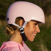 NKX Brain Saver Cască de skateboard Roz Glitter