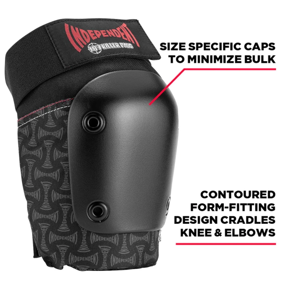 Set de protecții pentru genunchi și coate 187 Killer Pads x Independent Combo Pack Knee and Elbow Negru