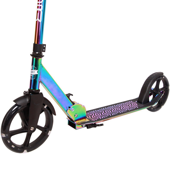 Scuter de transport cu roți mari Story Urban GO! LED Neochrome strălucitor