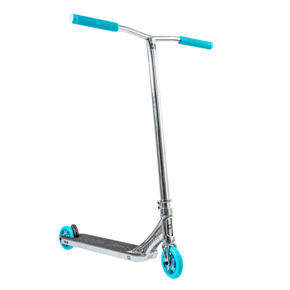 Trotinetă freestyle CORE SL3 Complete Stunt Scooter Chrome Teal înălțime 92,5 cm