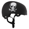 NKX Brain Saver Skateboard Helmet Black Skull