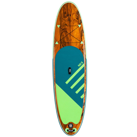 SUP placă gonflabilă de turism NKX Instinct albastru-verde 10'4