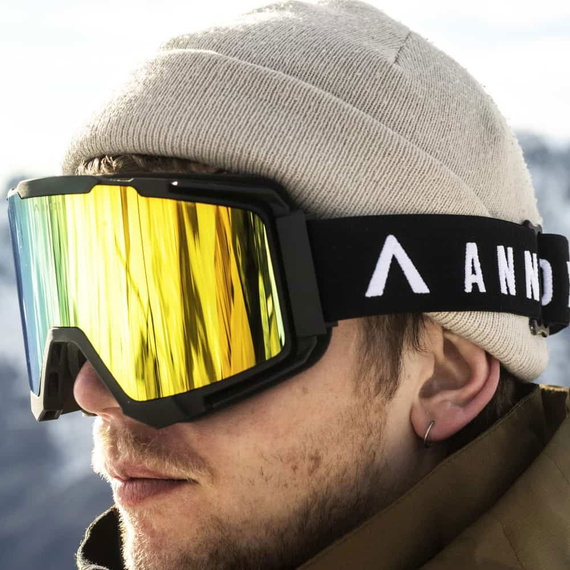 Ochelari de snowboard și schi Annox Team Adult RevoGold/Black