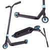 Trotinetă Freestyle Striker Lux 5" Stunt Scooter Negru-Turcoaz înălț. 87 cm