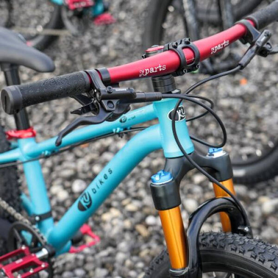 KUbikes 20S DISC Turcoaz Roșu Bicicletă superușoară pentru copii