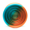 Metal Yoyo YoYoFactory Bullseye Orange Teal Fade