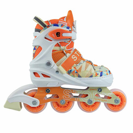Story Spike Reglabil Inline Skates LED Orange