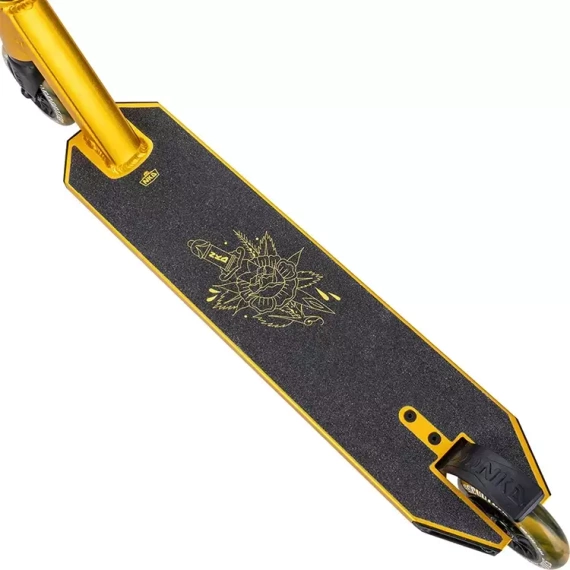 Stunt Aluminiu Scuter ușor pentru tineri rideri NKD Next Generation Stunt Gold wys. 79,4 cm