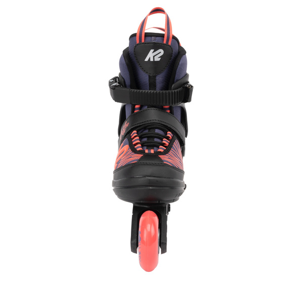 Patine cu rotile reglabile K2 Marlee pentru copii Black-Purple-Coral