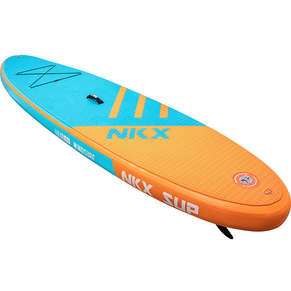 SUP gonflabil bord de turism NKX Windsurf albastru-portocaliu 9'6