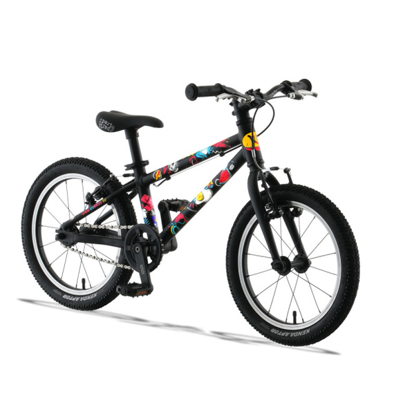 KUbikes 16L Superlight Bicicletă pentru copii Black Comic Book
