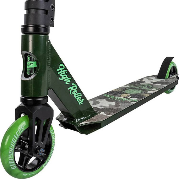 Story High Roller scuter Armata verde Wys. 84 cm