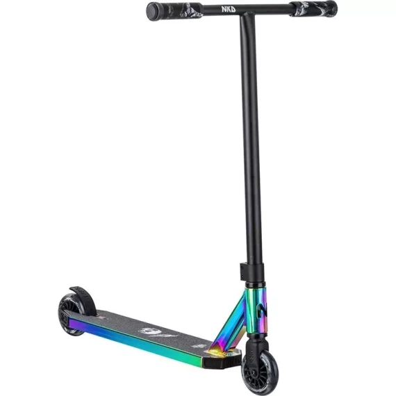 Stunt scuter ușor din aluminiu pentru călăreți tineri NKD Next Generation Rainbow Stunt wys. 79,4 cm