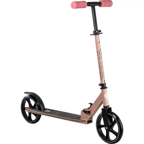 Scuter de transport pentru tineri cu roți mari Story LUX Rose